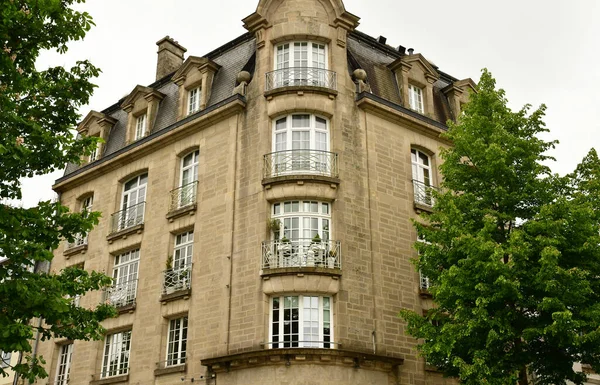 Quimper França Maio 2021 Pitoresco Centro Histórico Cidade — Fotografia de Stock