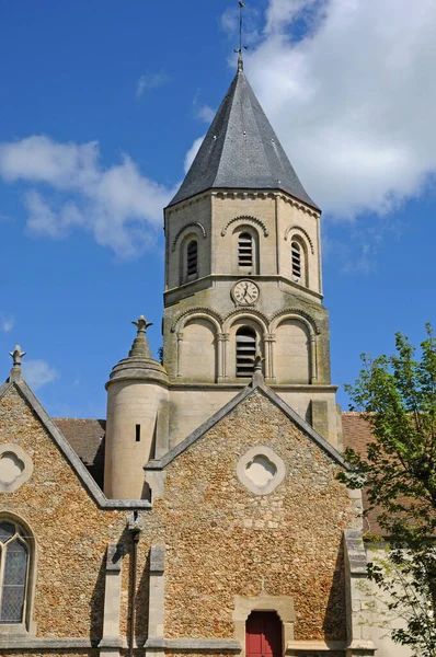 Saint Martin Garenne Francia Giugno 2018 Pittoresca Chiesa Saint Martin — Foto Stock
