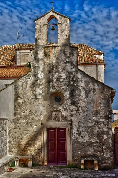 クロアチアのコルクラ 2021年9月3日 聖ピエール教会 — ストック写真
