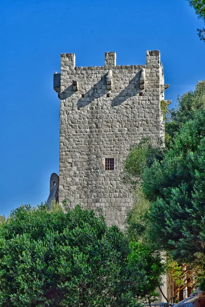 Ilha Mljet Croácia Setembro 2021 Mosteiro Beneditino — Fotografia de Stock