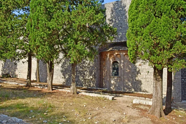 Isla Mljet Croacia Septiembre 2021 Monasterio Benedictino — Foto de Stock