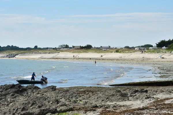 Sarzeau Penvins Frankrike Juni 2021 Stranden — Stockfoto