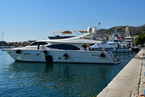 Dubrovnik Croatia September 2021 New Port — Stock Photo, Image