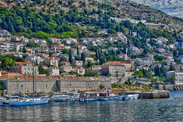 Dubrovník Chorvatsko Září 2021 Malebné Staré Město — Stock fotografie