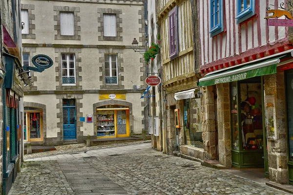 Quimper Francia Mayo 2021 Pintoresco Casco Antiguo Ciudad — Foto de Stock