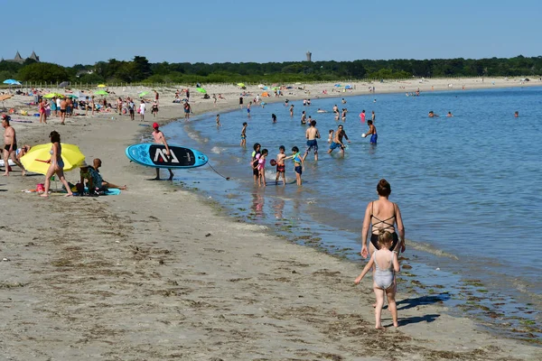 Sarzeau Francja Czerwiec 2021 Plaża Suscinio — Zdjęcie stockowe