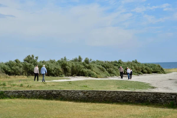 Sarzeau Penvins França Junho 2021 Praia — Fotografia de Stock