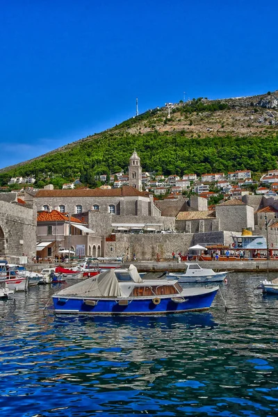 Dubrovnik Horvátország Szeptember 2021 Festői Óváros — Stock Fotó