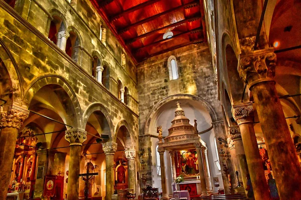 Korcula Croacia Septiembre 2021 Catedral San Marcos —  Fotos de Stock