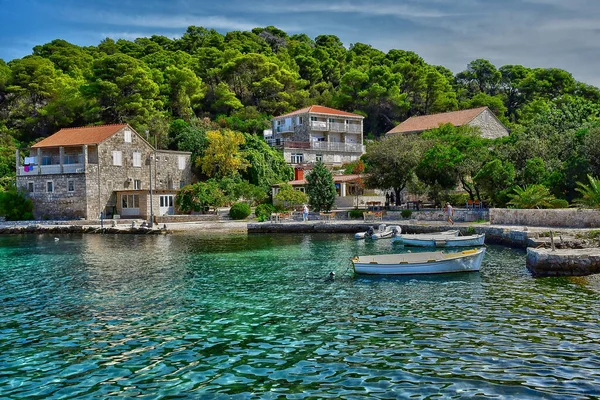 Wyspa Mljet Chorwacja Wrzesień 2021 Malownicza Wyspa Lecie — Zdjęcie stockowe