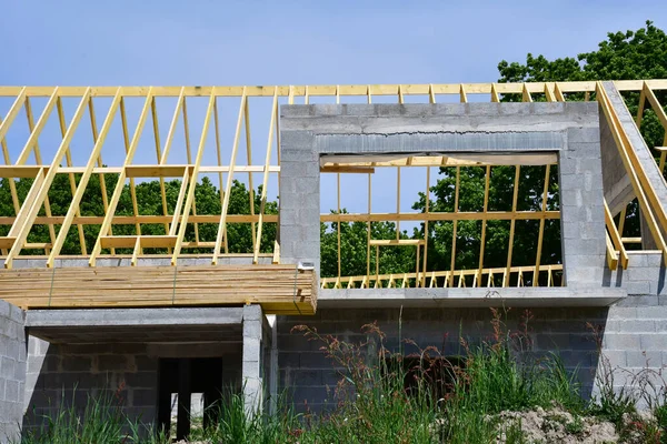 Benodet France May 2021 House Frame — Stock Photo, Image