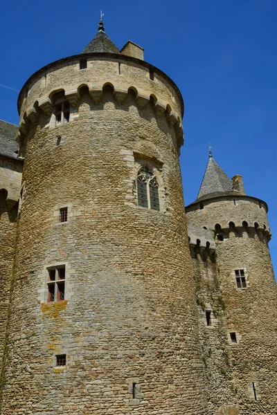 Сарзо Франция Июня 2021 Года Замок Суссинио Построенный Веке Герцогами — стоковое фото