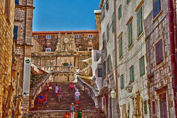 Dubrovnik Croacia Septiembre 2021 Pintoresca Ciudad Vieja —  Fotos de Stock