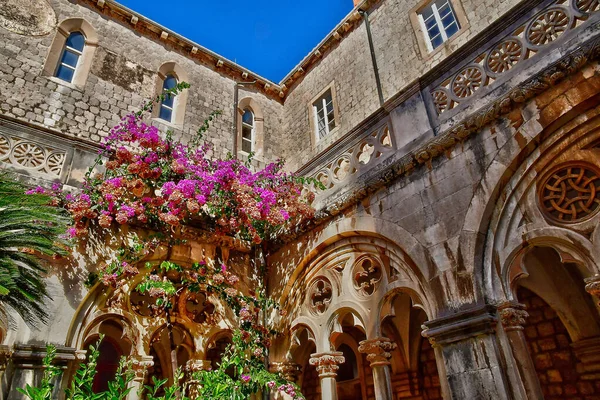 Dubrovnik Croácia Setembro 2021 Pitoresco Museu Mosteiro Dominicano — Fotografia de Stock