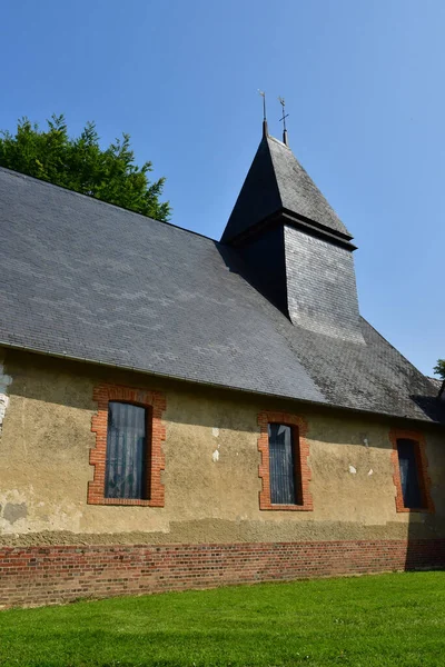 Grainville Frankrike Augusti 2021 Sankt Martins Kyrka — Stockfoto