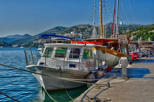 Dubrovnik Croatia September 2021 New Port — 스톡 사진