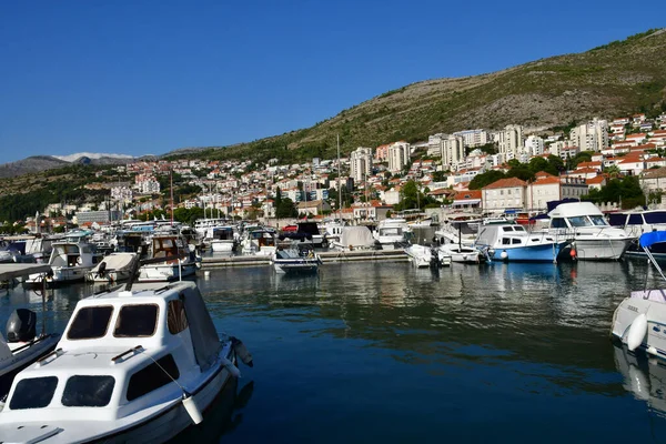 Dubrovnik Croatia September 2021 New Port — Stock Photo, Image