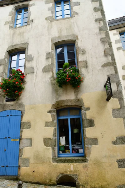 Quimper França Maio 2021 Pitoresco Centro Histórico Cidade — Fotografia de Stock