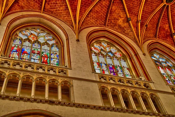 Quimper France May 2021 Saint Corentin Cathedral — Stock Photo, Image