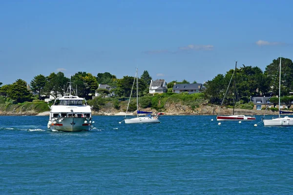 Arzon Francia Junio 2021 Barco Turístico Puerto Port Navalo — Foto de Stock