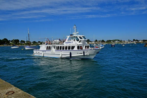 Arzon France Juin 2021 Bateau Touristique Dans Port Port Navalo — Photo