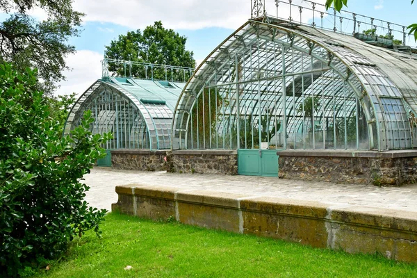 Parijs Frankrijk Juli 2021 Auteuil Greehouses Tuin Aangelegd 1898 — Stockfoto