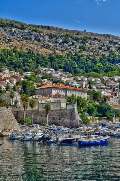 Dubrovnik Kroatien September 2021 Den Pittoreska Gamla Staden — Stockfoto