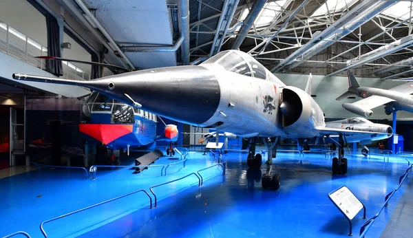 Bourget Frankrike Juli 2021 Ett Dassault Mirage Flyg Och Rymdmuseet — Stockfoto