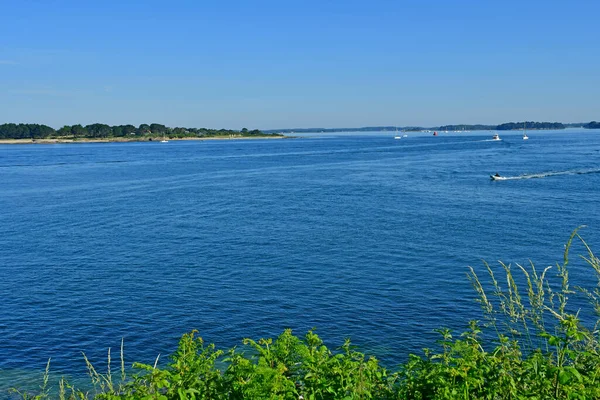 Arzon Frankrike Juni 2021 Lokal Utsikt Från Byn Port Navalo — Stockfoto