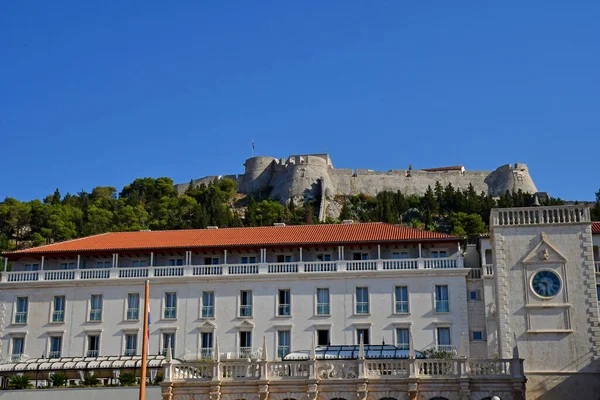 Hvar Croazia Settembre 2021 Pittoresca Città Vecchia — Foto Stock