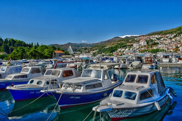 Dubrovnik Croatia September 2021 New Port — Stock Photo, Image