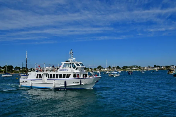 Arzon France June 2021 Touristy Boat Port Port Navalo — Stock Photo, Image