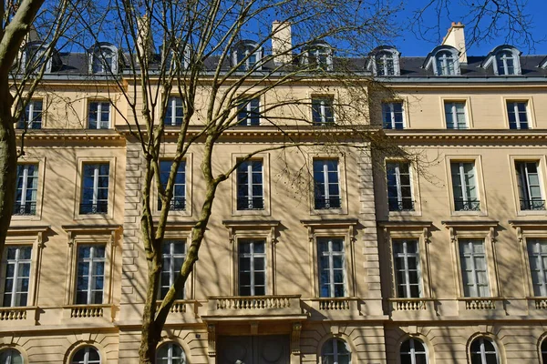 Versailles Frankrike Februari 2021 Lägenhetskvarteret Stadens Centrum — Stockfoto