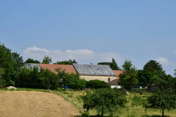 オーヴェルヌ フランス 2021年8月4日 絵のように美しい村 — ストック写真