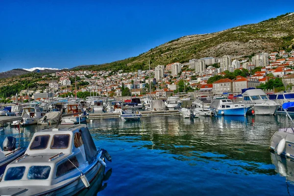 Dubrovnik Croatia September 2021 New Port — 스톡 사진