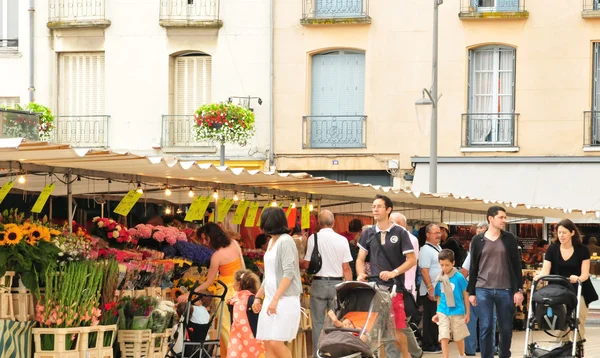 Fransa, saint germain en laye pitoresk kenti — Stok fotoğraf