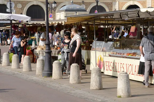 Frankreich, der malerische Markt von Versailles — Stockfoto