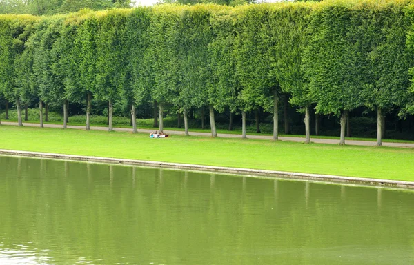 França, a propriedade Marie Antoinette no parc de Versalhes Pa — Fotografia de Stock