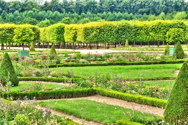 França, a propriedade Marie Antoinette no parc de Versalhes Pa — Fotografia de Stock