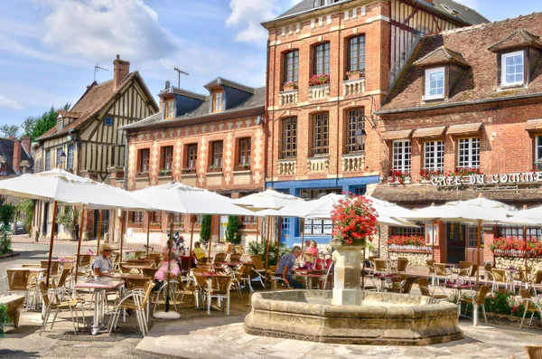 Normandie, det pittoreska staden Lyon la Forêt — Stockfoto