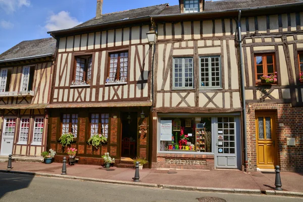 Normandie, det pittoreska staden Lyon la Forêt — Stockfoto