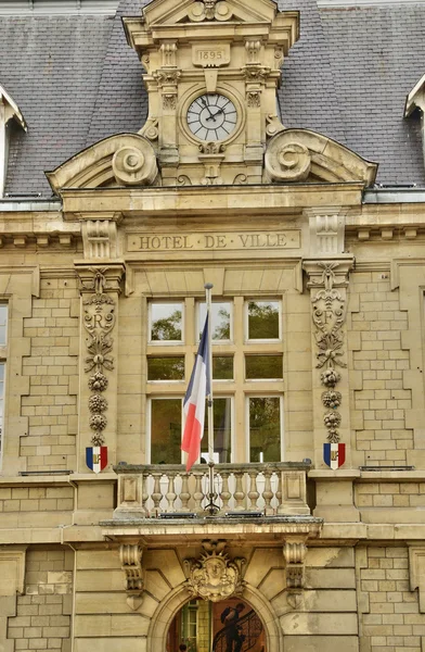 Francja, malowniczego miasta conflans sainte honorine — Zdjęcie stockowe