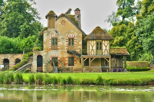 Francja, marie antoinette nieruchomości w parc versailles PA — Zdjęcie stockowe