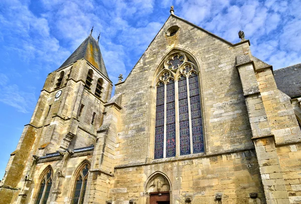 Frankrijk, de schilderachtige stad van ecouis in Normandië — Stockfoto