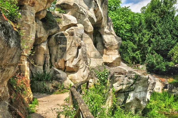 Francja, marie antoinette nieruchomości w parc versailles PA — Zdjęcie stockowe