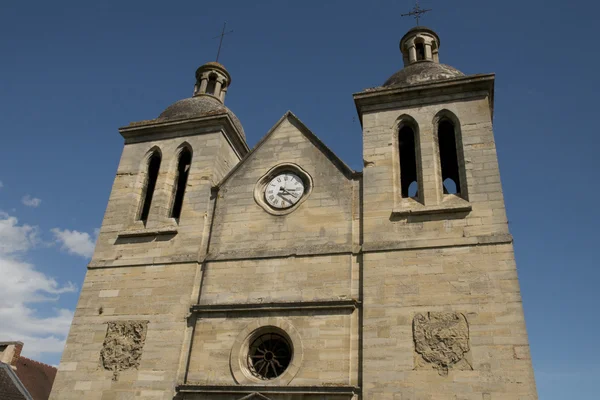 Francie, renesanční kostel z medan — Stock fotografie