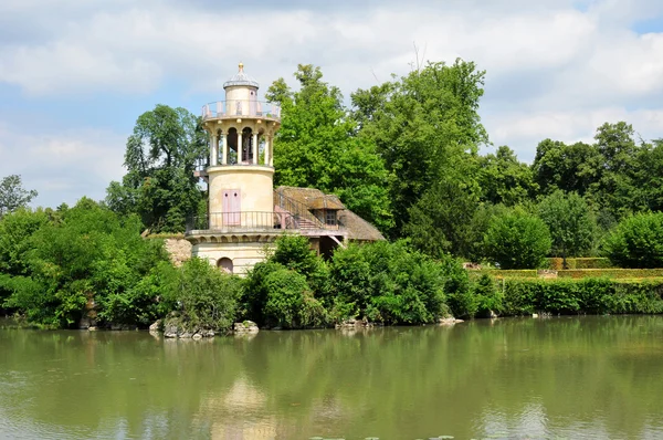 França, a propriedade Marie Antoinette no parc de Versalhes Pa — Fotografia de Stock