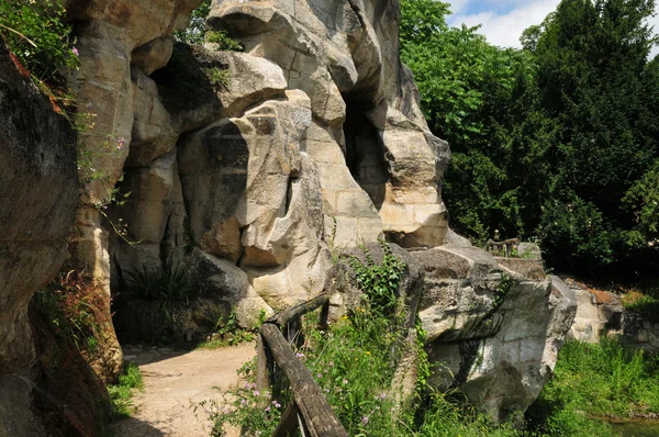 Francja, marie antoinette nieruchomości w parc versailles PA — Zdjęcie stockowe