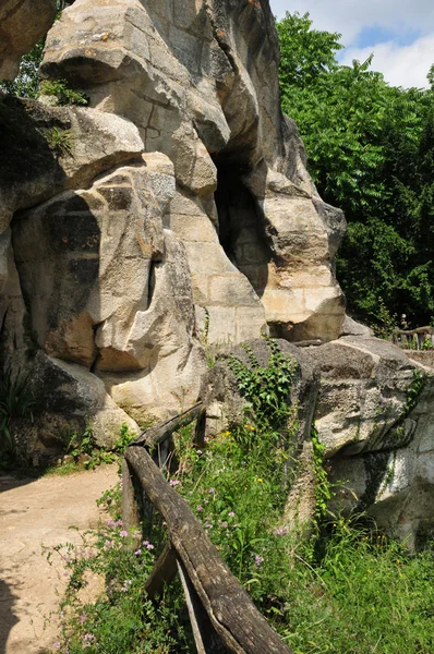 Francja, marie antoinette nieruchomości w parc versailles PA — Zdjęcie stockowe