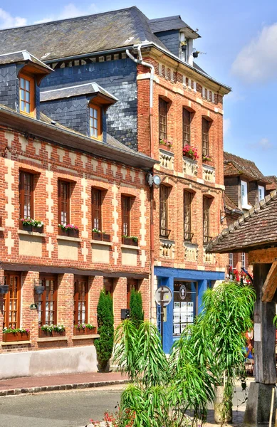 Normandie, malebné město Lyon la foret — Stock fotografie